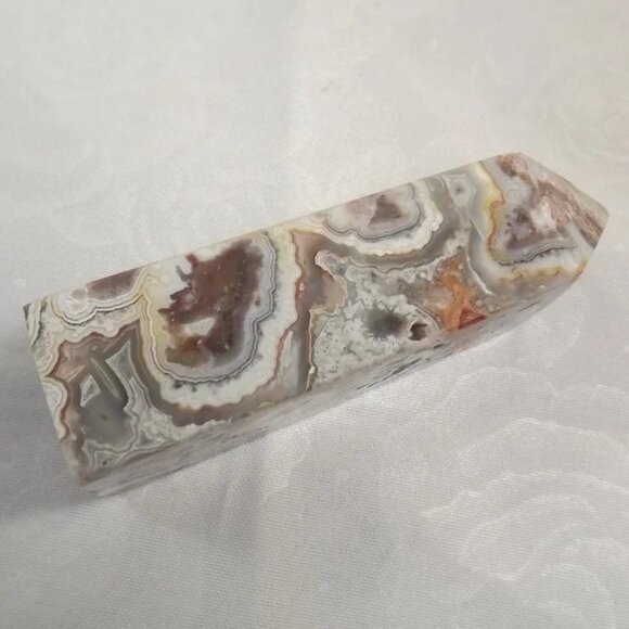 Flower Agate Tower, One of a Kind Healing Stone - Picture 5 of 10